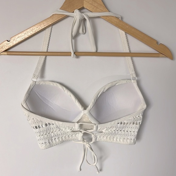 Robin Piccone White Eyelet Bikini Top - Picture 2 of 3